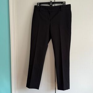 White House Black Market Ankle Pants Black Size 4 Straight Leg Career Workwear